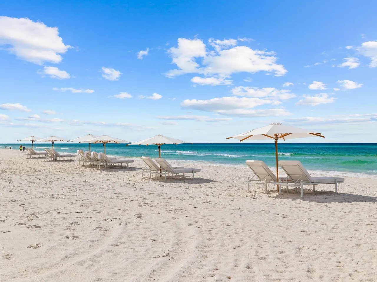 Beach setting